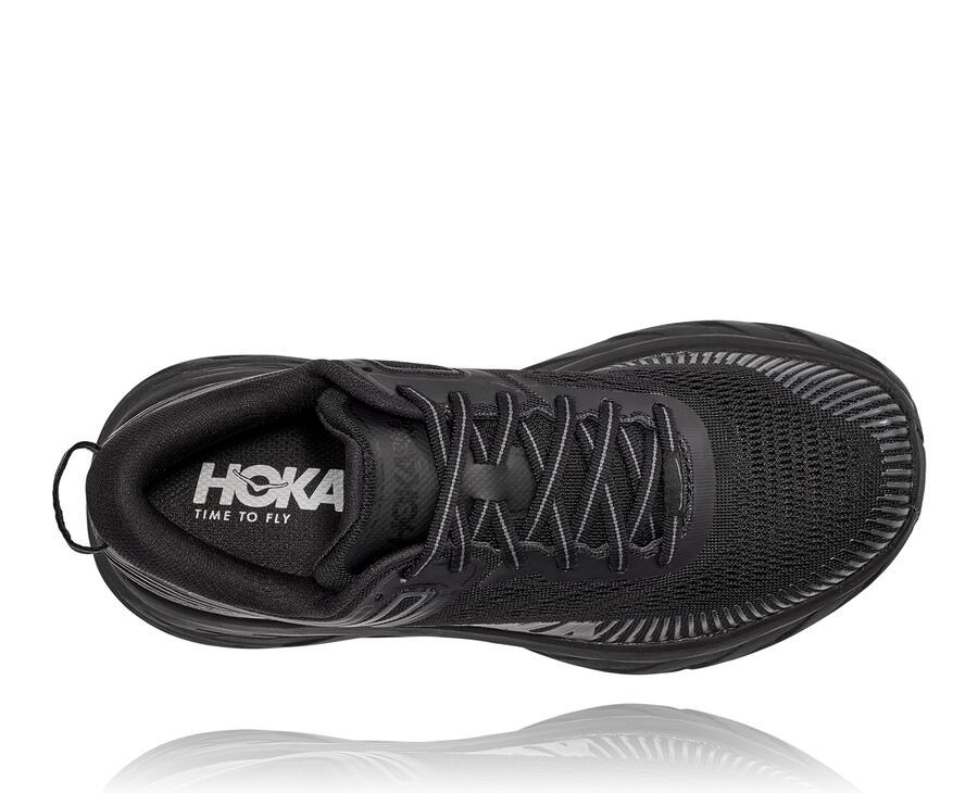 Tenis Hoka One One Feminino Pretas - Bondi 7 - 106-KUVQFZ